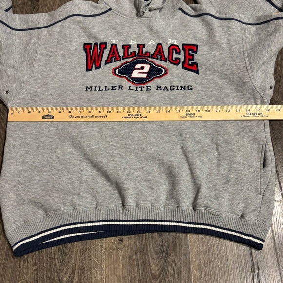 Rusty Wallace Vintage Chase Team Wallace Miller Lite Racing Hoodie Mens XL Lot 2 - Picture 11 of 14